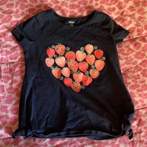 👻Girls Strawberry Shirt